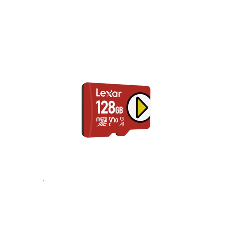128gb scheda microsd lexar microsdxc play 1066x uhs-i u3 up to