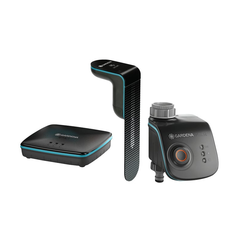 Kit di irrigazione gardena connesso smart sensor control [19202-20]