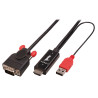 Cavo adattatore lindy hdmi a vga 1m [41455]