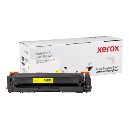 Toner xerox cf532a per hp m180/m181/m154 900 pagine giallo [006r04261]