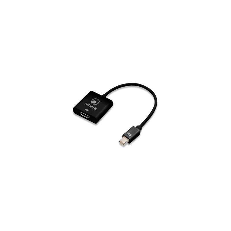 Adattatore displayport atlantis land hdmi 0.2m nero [a04-minidp_hdmi]