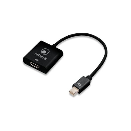 Adattatore displayport atlantis land hdmi 0.2m nero [a04-minidp_hdmi]