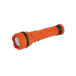 Torcia a mano cfg rubber led 3 nero/arancione [el070]