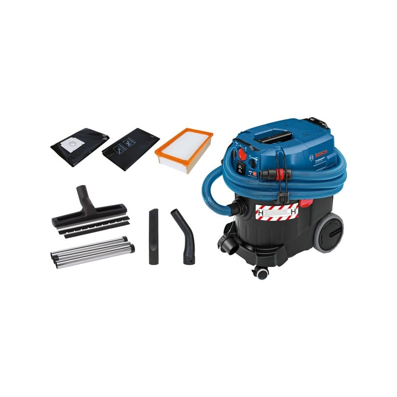 Aspirapolvere professionale bosch gas 35 h afc per liquidi blu/nero