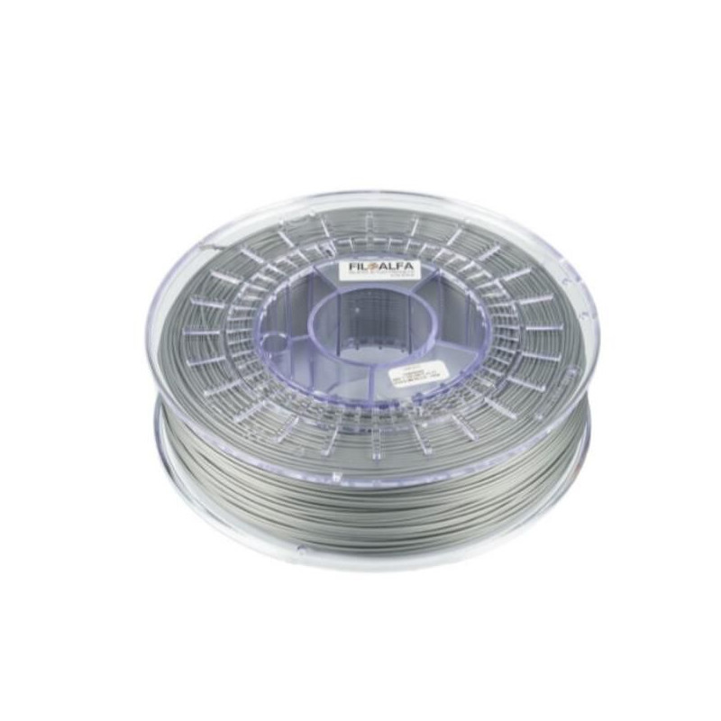 Filamento 3d filoalfa abspeciale 700gr grigio metallico [1asp92507]