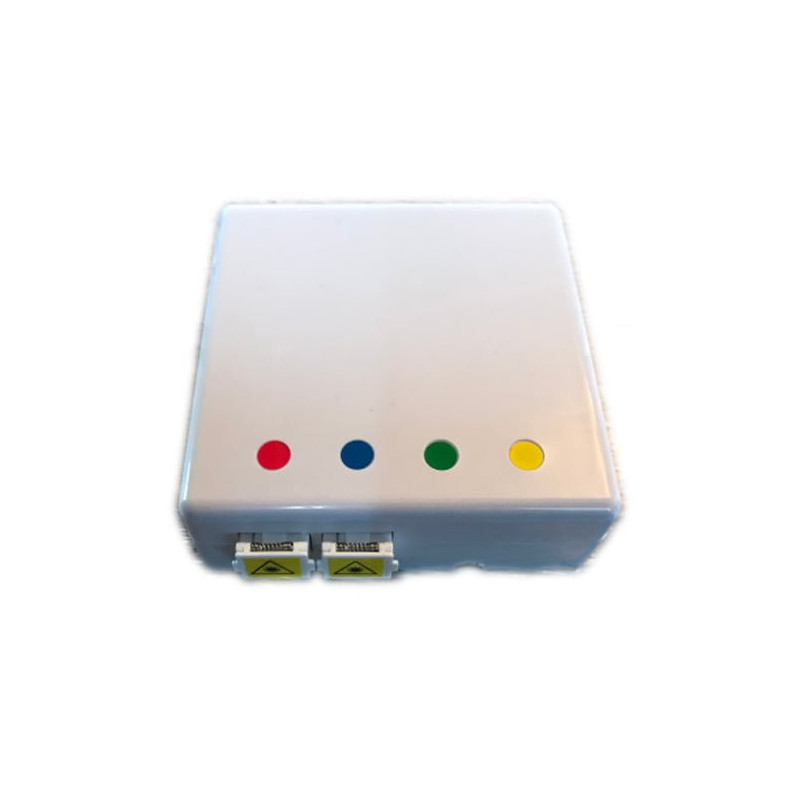 Scatola di connessione oem ftth indoor ip20 4 x sc bianco