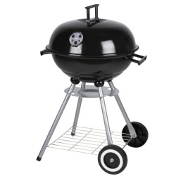 Barbecue bbq a legna / carbonella con 1 ripiano griglia metallo [89871]