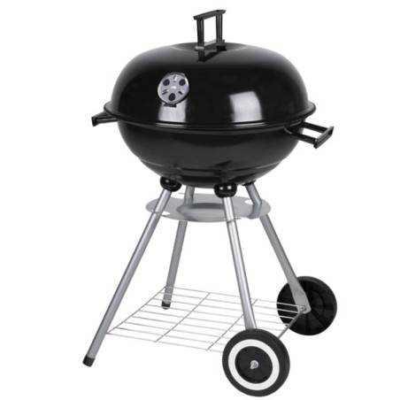 Barbecue bbq a legna / carbonella con 1 ripiano griglia metallo [89871]
