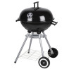 Barbecue bbq a legna / carbonella con 1 ripiano griglia metallo [89871]