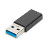 Adattatore usb digitus usb 2.0 a st a usb 3.0 tipo -c nero [dig]