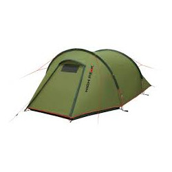 Tenda a tunnel high peak kite 2 lw verde/rosso [10343]