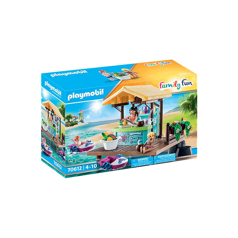 Noleggio pedala con juice bar playmobil family fun [70612]