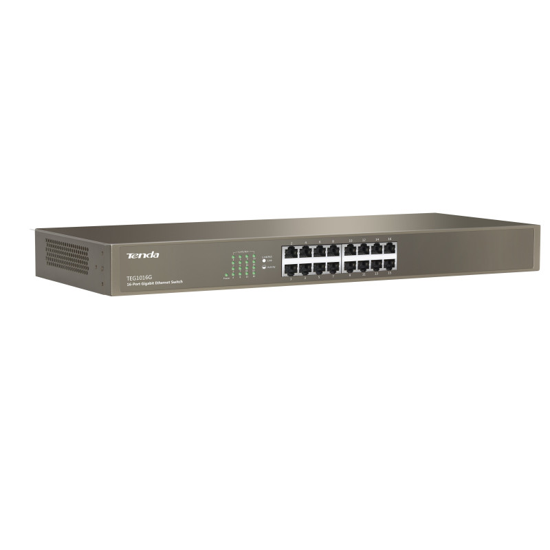 Switch tenda teg1016g 16-porte 32gbps 6kv [teg1016g]