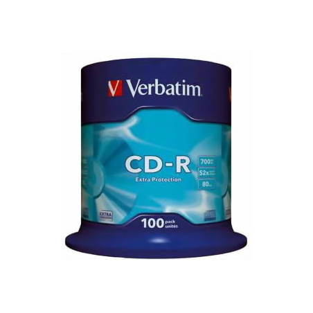 Scatola 100 cd-r datalife spindle 1x-52x 700mb serigrafato