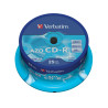 Scatola 25 cd-r datalifeplus spindle 1x-52x 700mb serigrafato