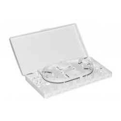 Scatola distibuzione fibra ottica link 8-porte sc simplex / lc