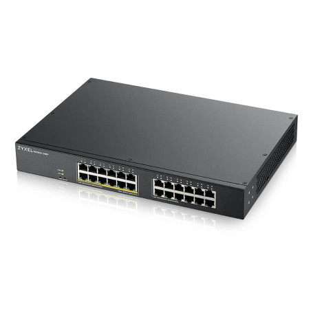 Switch zyxel 24-porte gigabit ethernet 10/100/1000 gestito [gs1900-24ep-eu0101f]