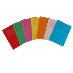 Cartelline con finestre fraschini cf50 120gr verde [700-v]