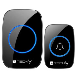 Kit campanello wireless techly i-bell-ring04 fino a 300m