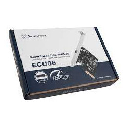 Scheda di rete silverstone sst-ecu06, usb-c 3.2