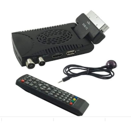 Decoder digiquest digitale terrestre fhd dvb-t2 usb presa scart