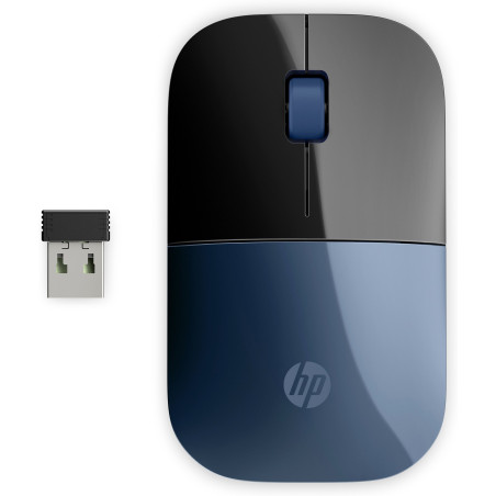 Mouse senza fili hp z3700 blu [v0l81aa]