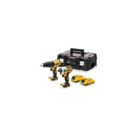 Set di elettroutensili a batteria dewalt da 18v [dck2060d2t]