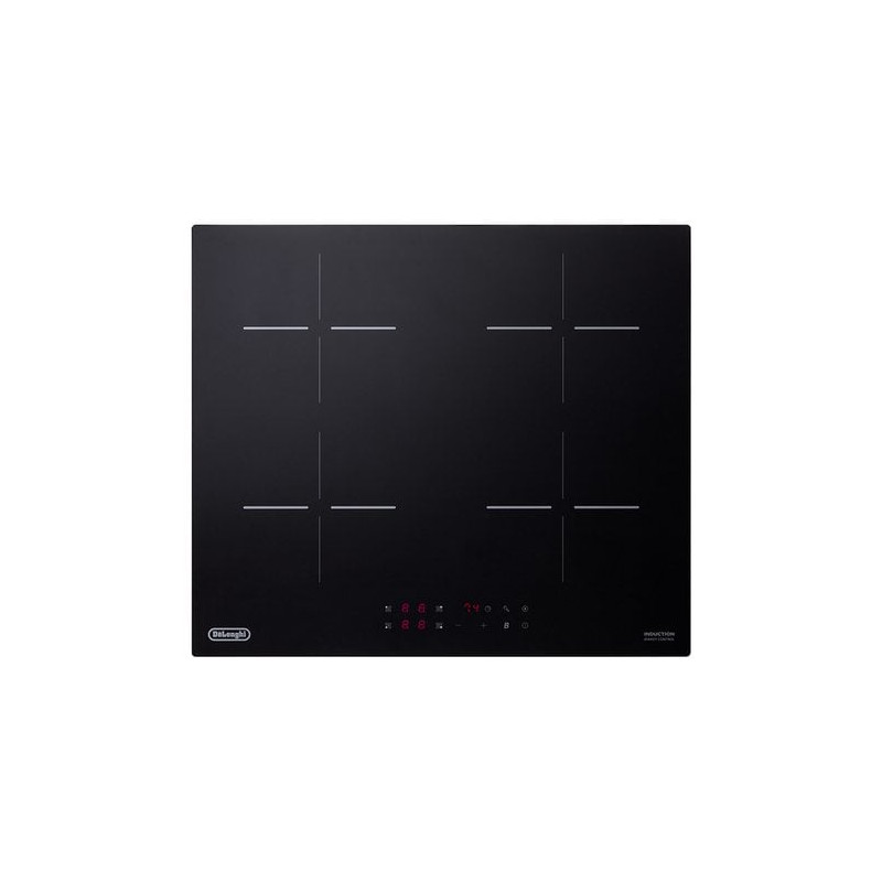 Piano cottura a induzione 4 fornelli de longhi yli60 a 60cm nero