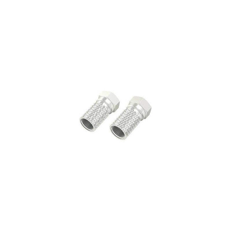 Tappo hama connettore antenna sat f-plug 7.0mm 2pz