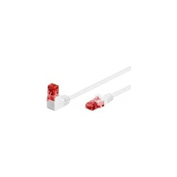 Cavo di rete goobay cat.6 u/utp rj45 connettore angolato cca 0.25m