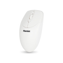 Mouse hamlet ottico 1000 dpi 3 pulsante bianco [xmiceu2wh-oem]