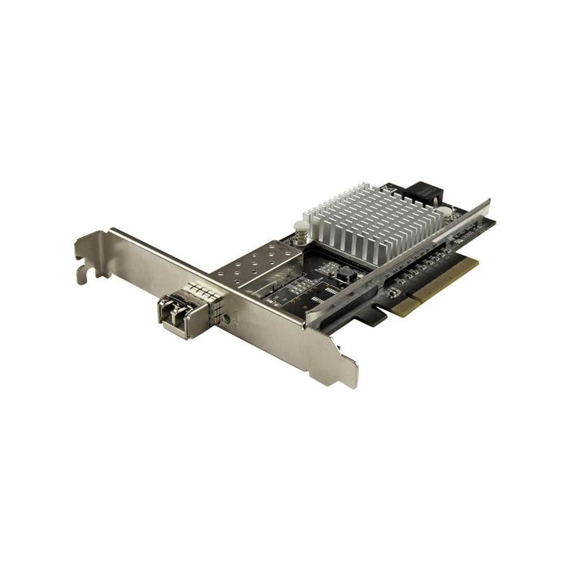 Scheda di rete startech in fibra ottica 1 porta 10g sfp+ pci [pex10000sri]