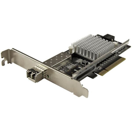 Scheda di rete startech in fibra ottica 1 porta 10g sfp+ pci [pex10000sri]