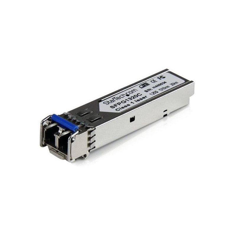 Transceiver startech fibra monomodale sfp lc 1310 nm 1.25gbps 20km