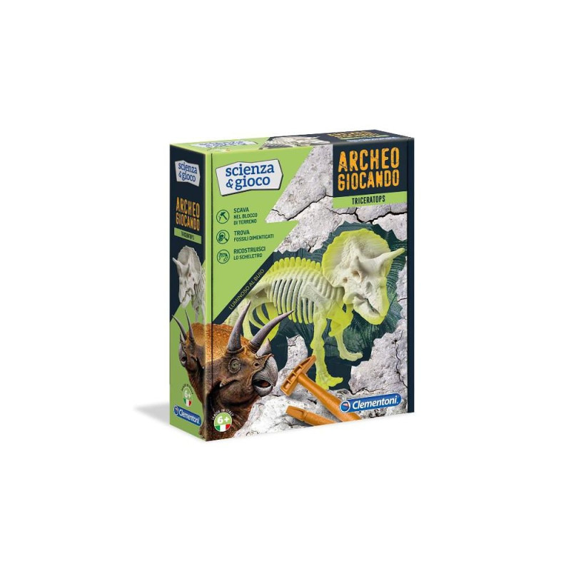Archeogiocando trioceratopo clementoni [19164a]