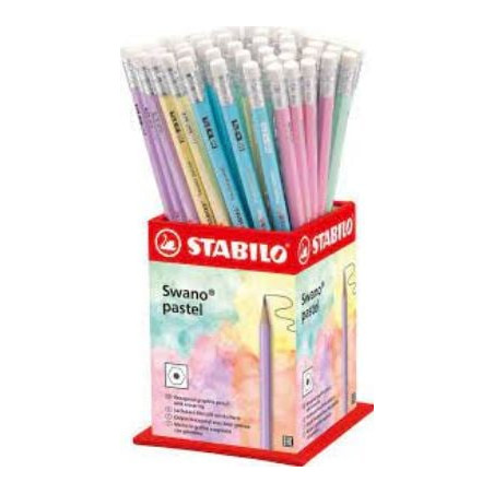 Matite grafite stabilo esp.96 swano fluo pastel 72pz [4908/72-hb]