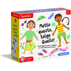 Clementoni sapientino metto questo tolgo quello gioco educativo multicolore