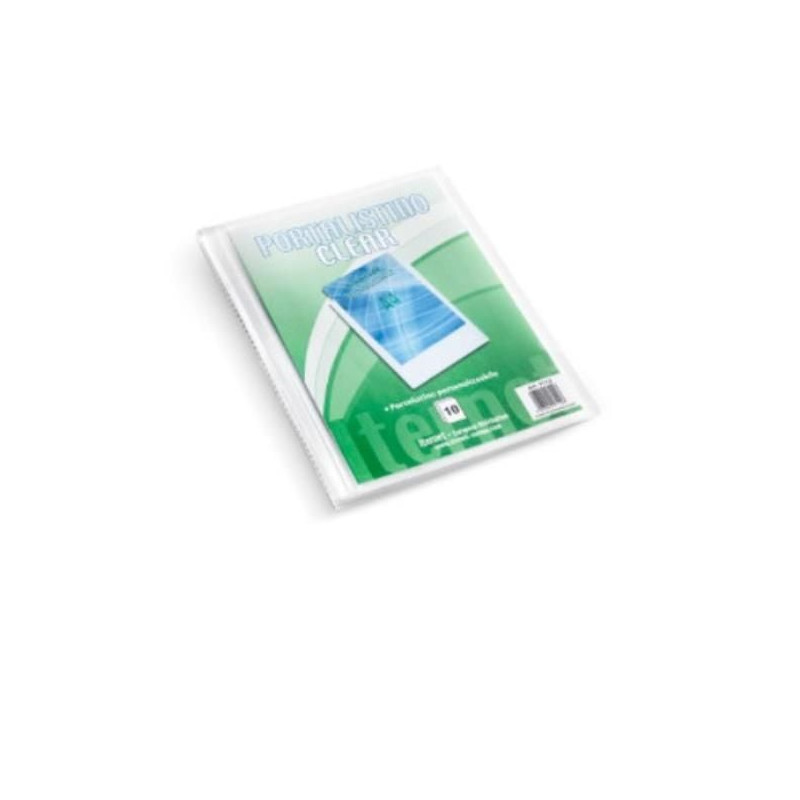 Portalistini plastidea clear personalizzabile 30fogli [7112.]