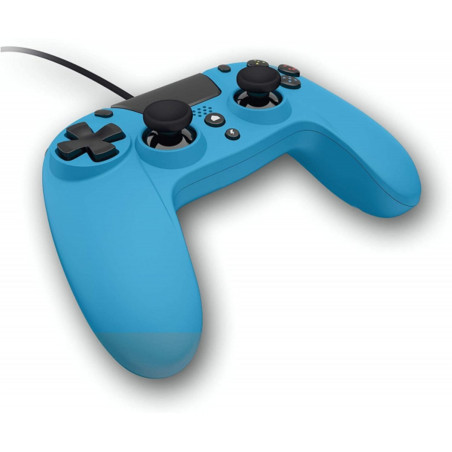 Controller gioteck vx4 cablato ps4 pc blu [120451]
