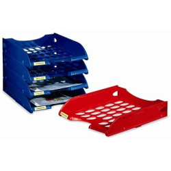 Portacorrispondenza fellowes rosso trasparente [e040trr]