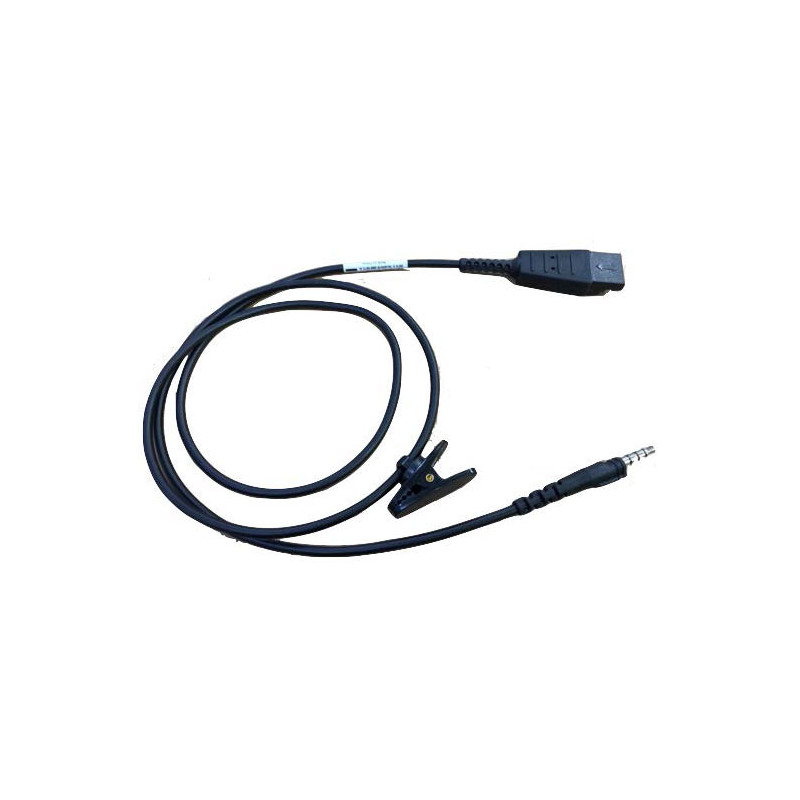 Cavo per cuffie zebra quick hs2100 a disconnessione rapida [cbl-hs2100-qdc1-02]