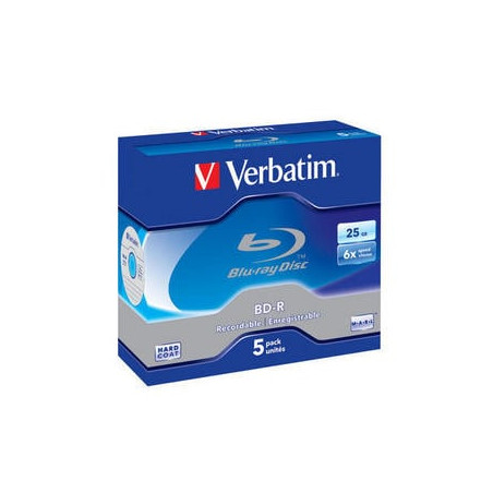 Confezione blu-ray verbatim bd-r 25gb - 6x 5pcs [43715/5]