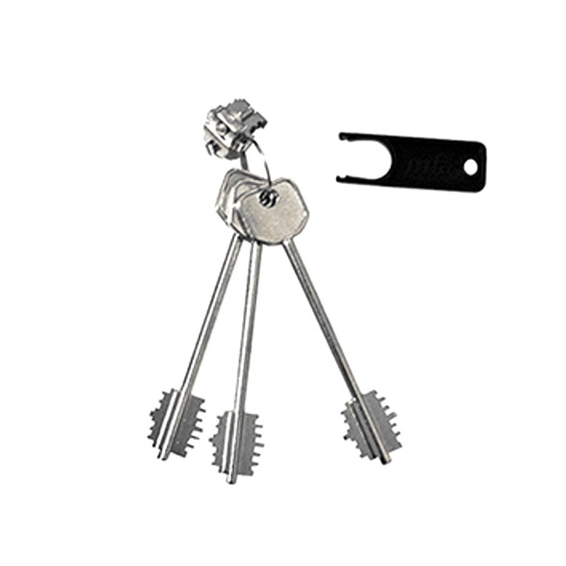 Blocchetti serrature dierre 3 chiavi mm 92/116 [blo3210]