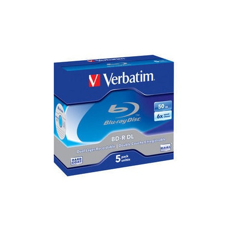 Confezione blu-ray- bd-r double layer 50gb- 5pcs