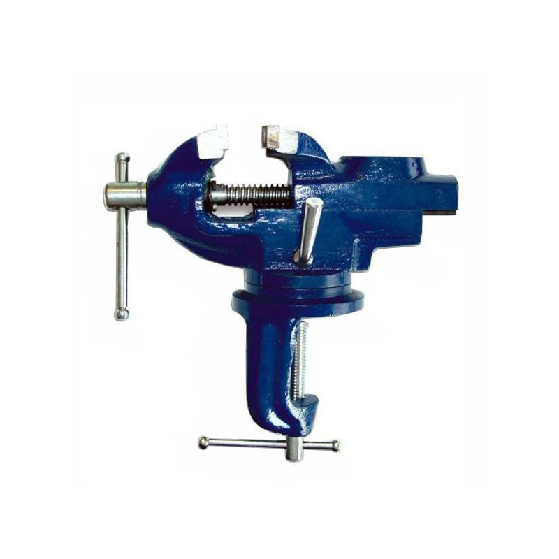 Morsa da banco mistral tools girevole con fissaggio acciaio inossidabile