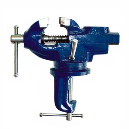 Morsa da banco mistral tools girevole con fissaggio acciaio inossidabile