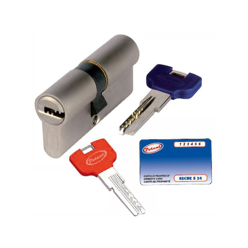 Serratura potent f cilindro inf yale 40-60-100 secur s3400