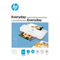 Pellicola per plastificazione hp a5 80micron 25pz ogni giorno trasparente