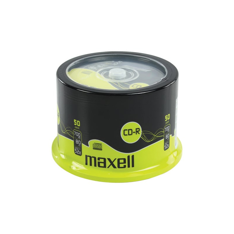 Confezione cd-r maxell cdr 80min 52x 50pcs [628523]