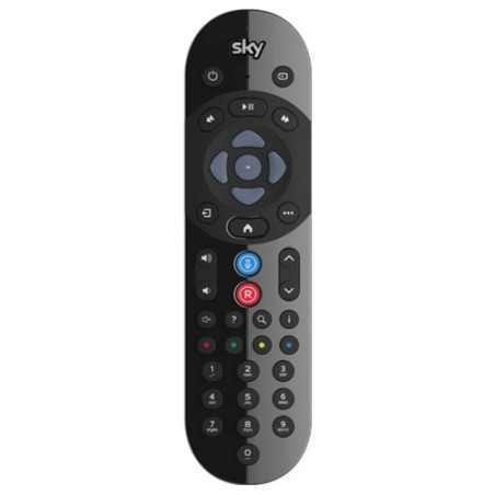 Telecomando sky q con controllo vocale e bluetooth nero